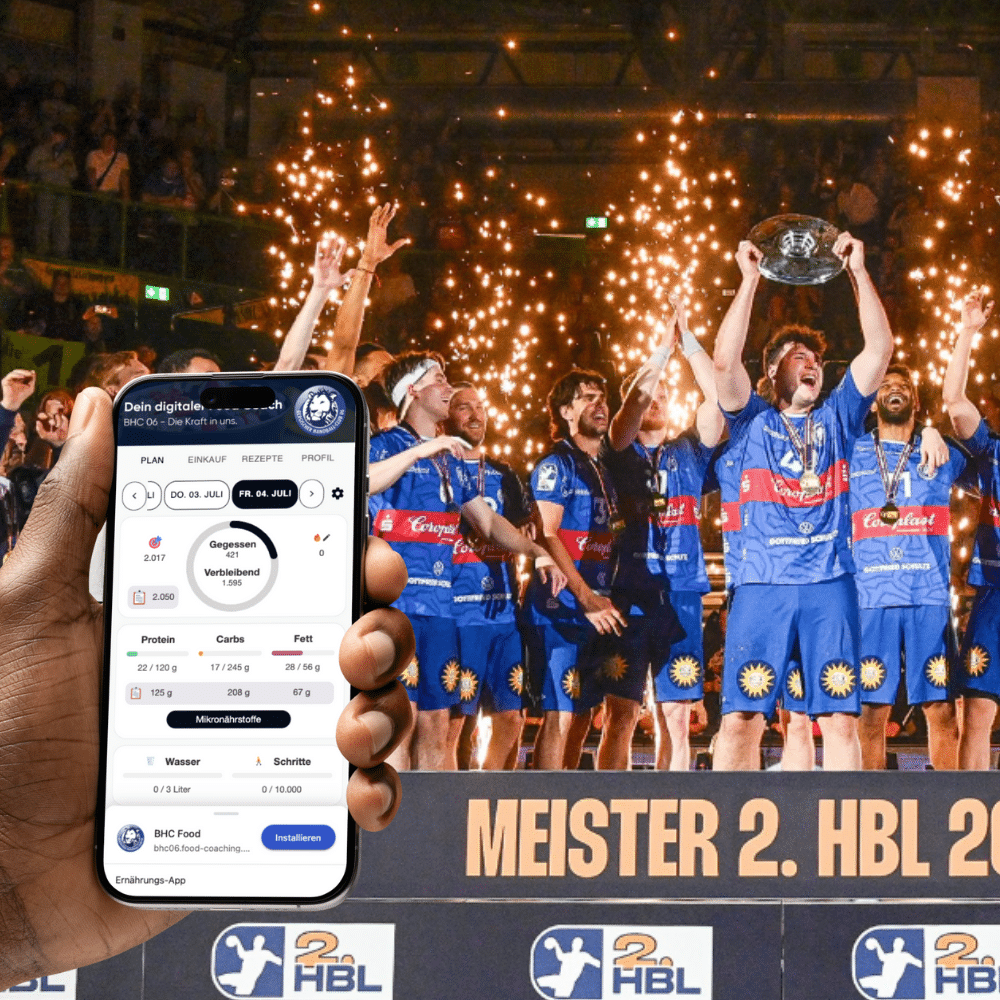 Ernährung auf Bundesliga-Niveau Der Bergische Handball-Club 06 setzt auf Natty Gains